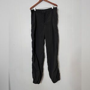 Christian Dior Monsieur Vintage 90s 100% Nylon Unlined Joggers Dark Gray XL